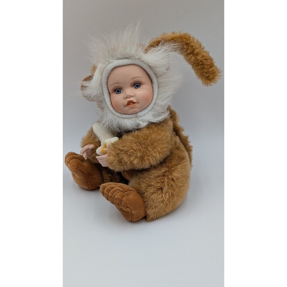 Cuddle Kids Collectibles Milo Monkey  by Geppeddo Porcelain Doll